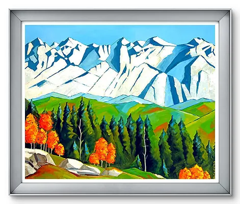 Prama -Öl auf Leinwand Format:100x120cm