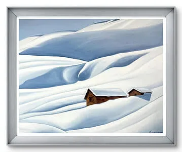 Horngipfel II -Öl/Leinwand Format: 80x100cm