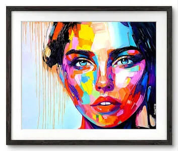Katharina -Öl auf Leinwand Format:100x120cm