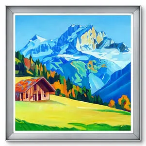 2000er Nr 8 -Öl auf Leinwand Format 100x100cm