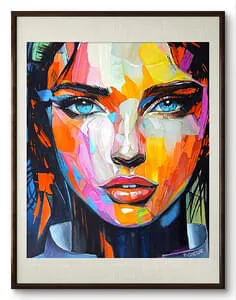 Rebecca -Öl auf Leinwand Format: 100x120cm